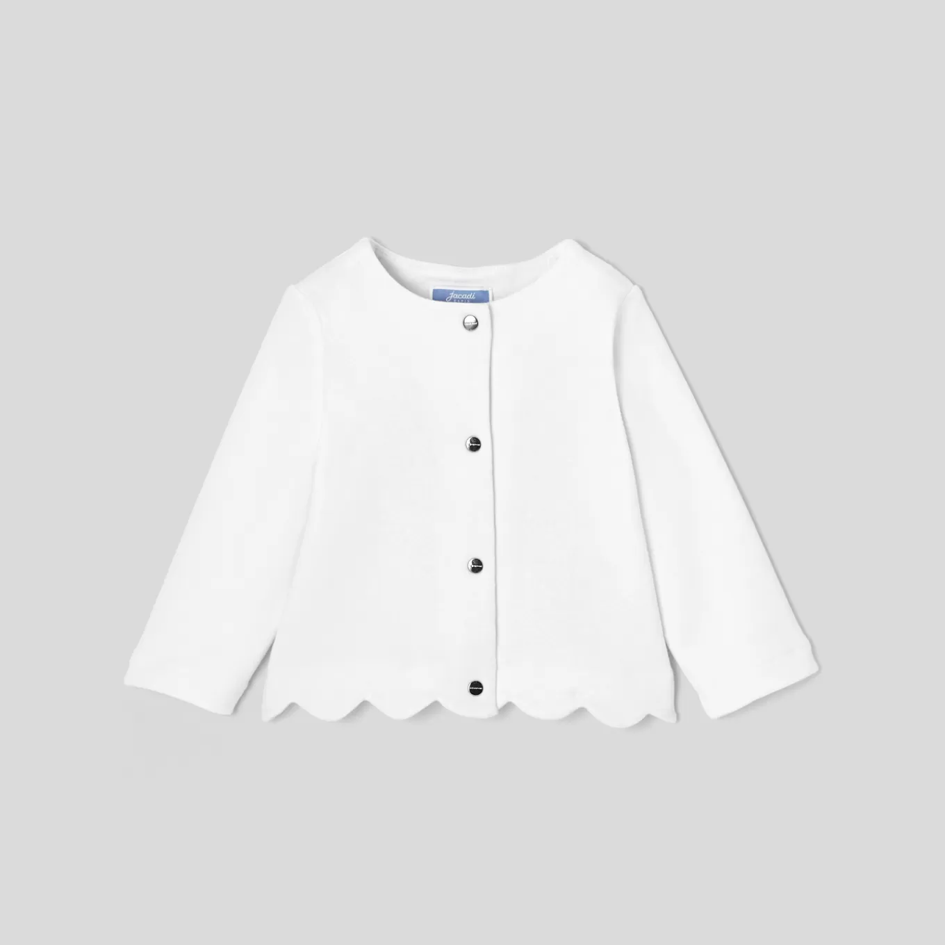 Sale Jacadi Jäckchen aus Molton für Mädchen JACADI WEISS